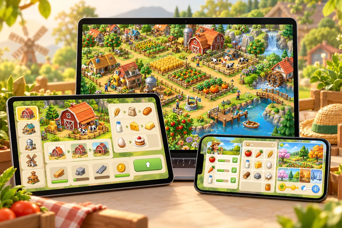 Çiftlik yönetimi ELY Games konsepti