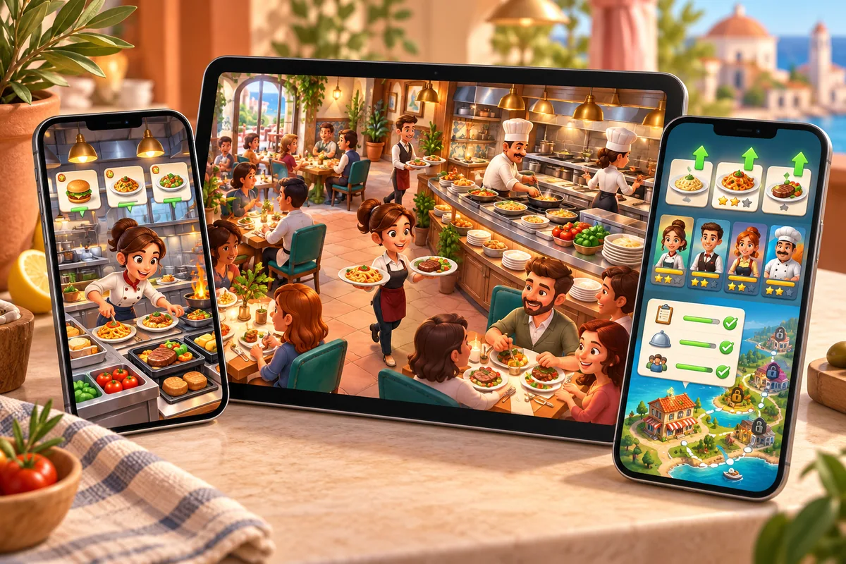 Restoran yönetimi ELY Games konsepti