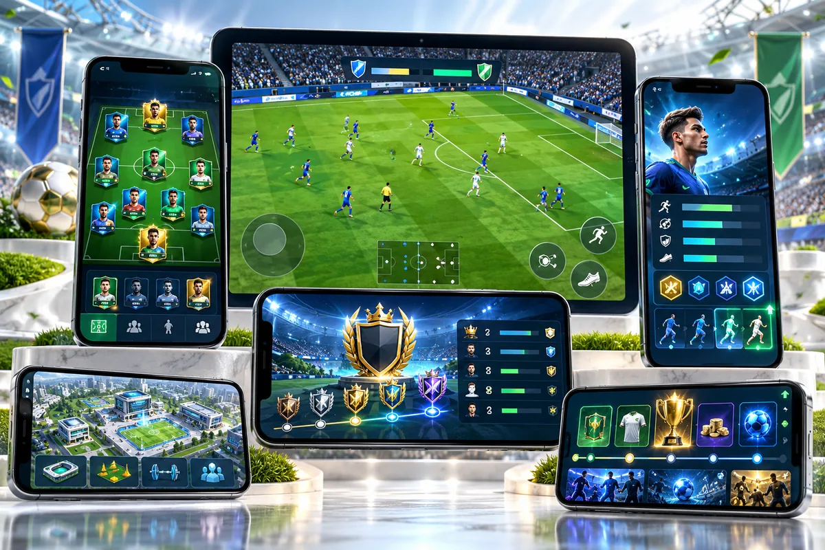Çevrim içi futbol ELY Games konsepti